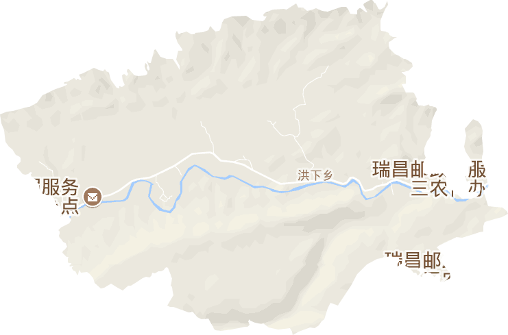 洪下乡电子地图