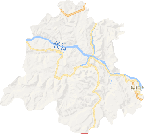 秭归县电子地图