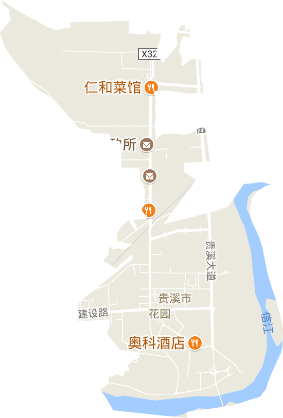 花园街道电子地图