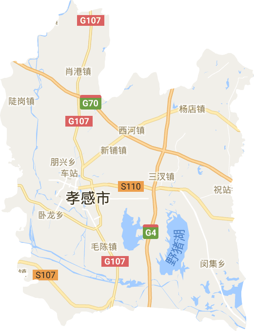 孝南区电子地图