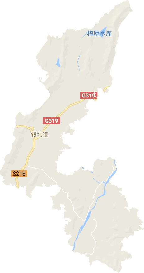 银坑镇电子地图