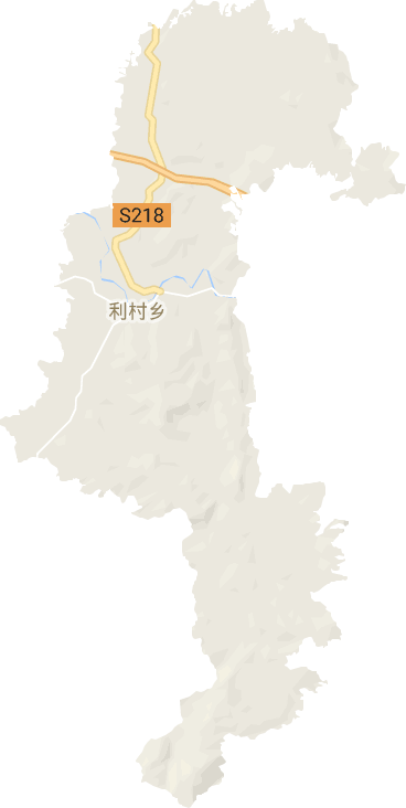 利村乡电子地图