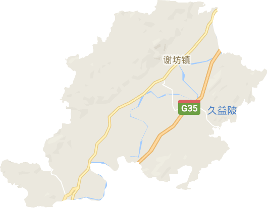 谢坊镇电子地图