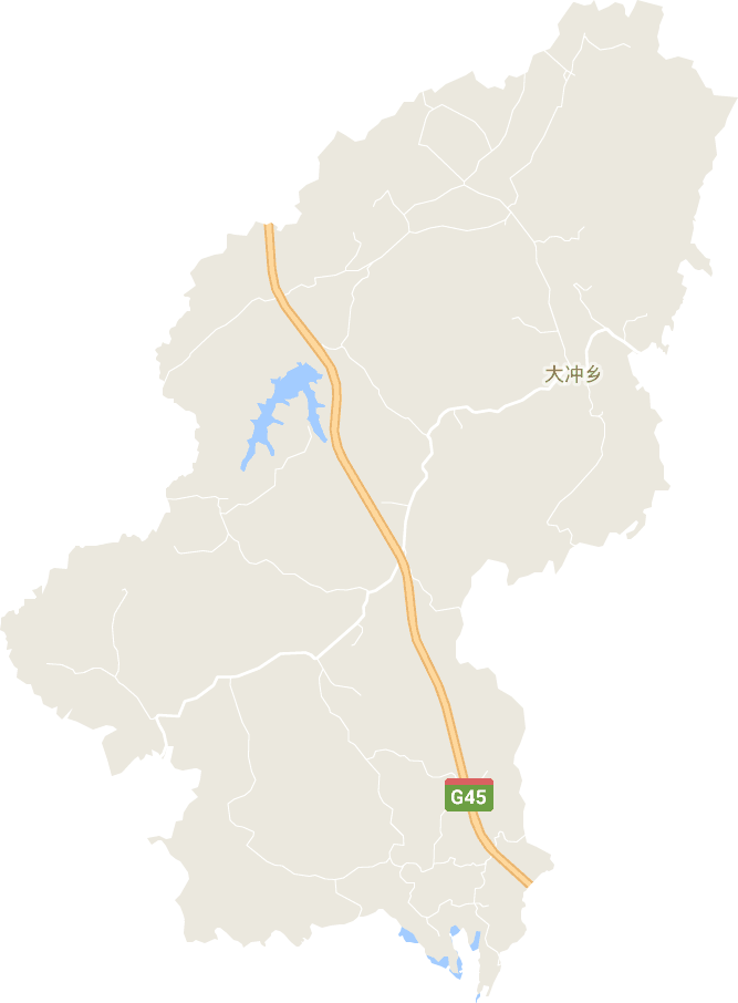 大冲乡电子地图