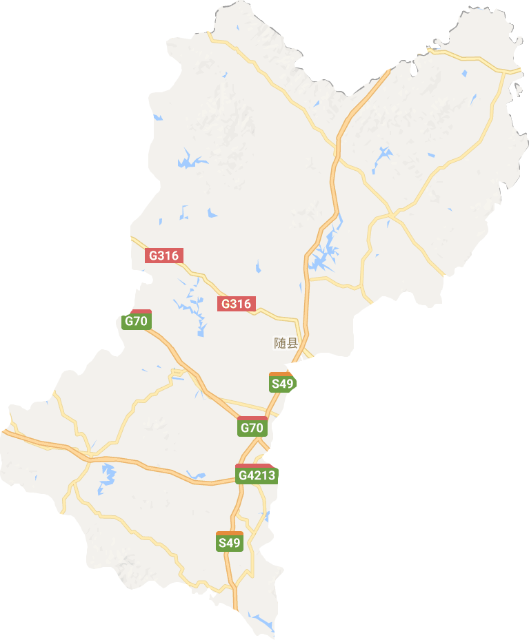 随县电子地图