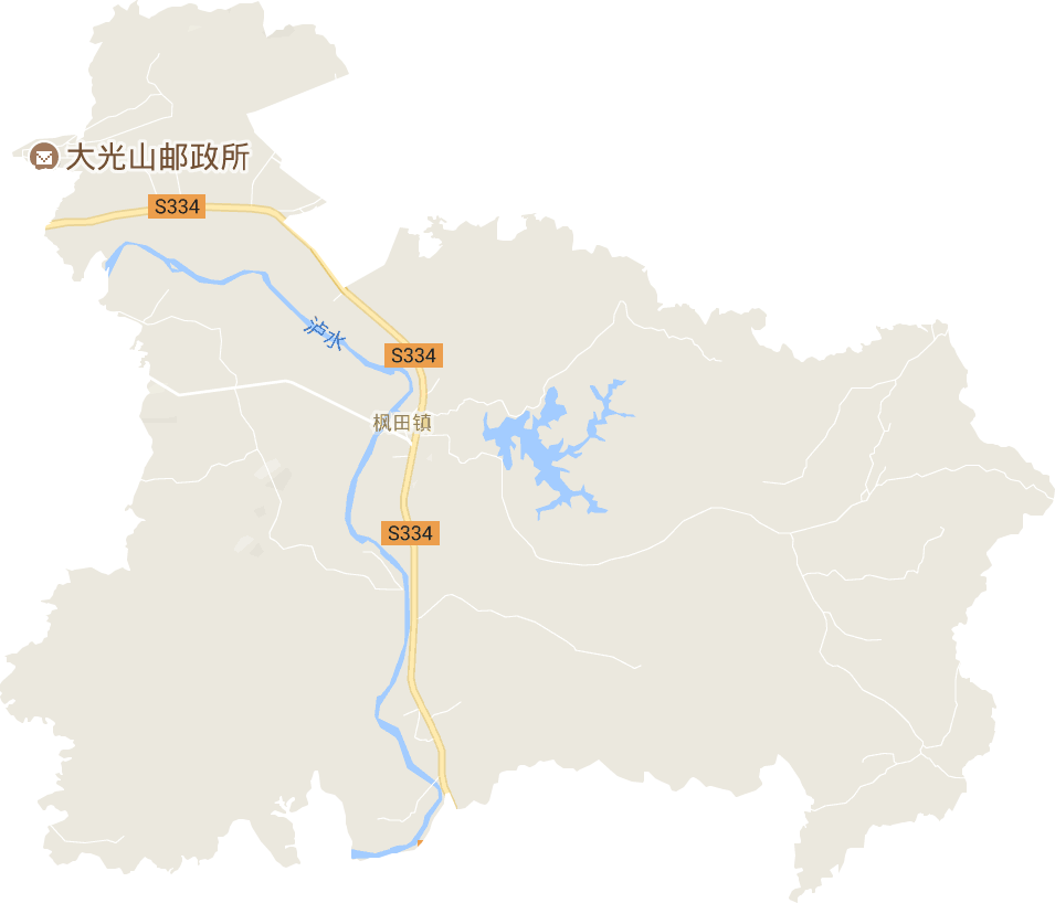 枫田镇电子地图