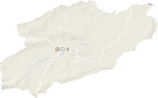 曲白乡电子地图
