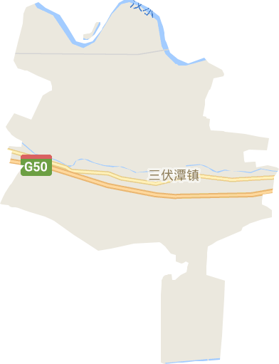 三伏潭镇电子地图