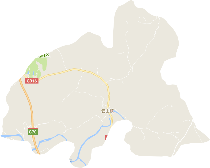 云山镇电子地图