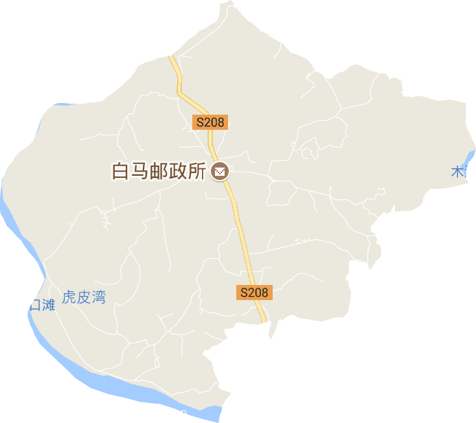 白马桥乡电子地图