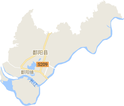鄱阳镇电子地图