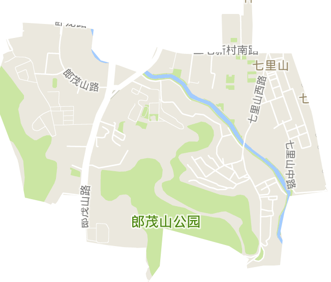 七里山街道电子地图