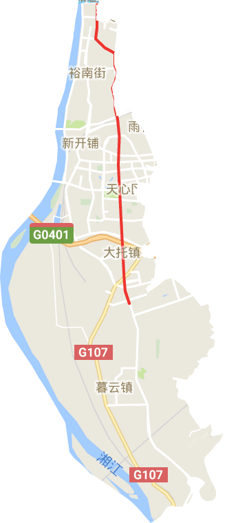 天心区电子地图