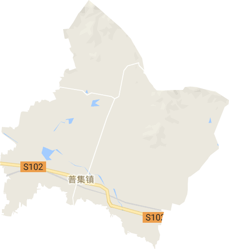 普集镇电子地图