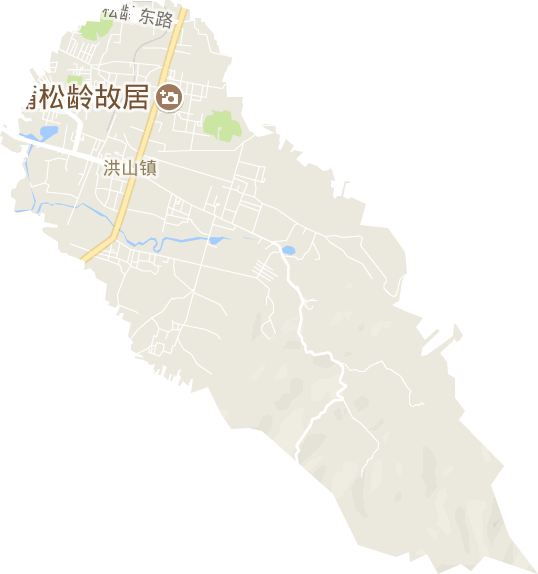洪山镇电子地图