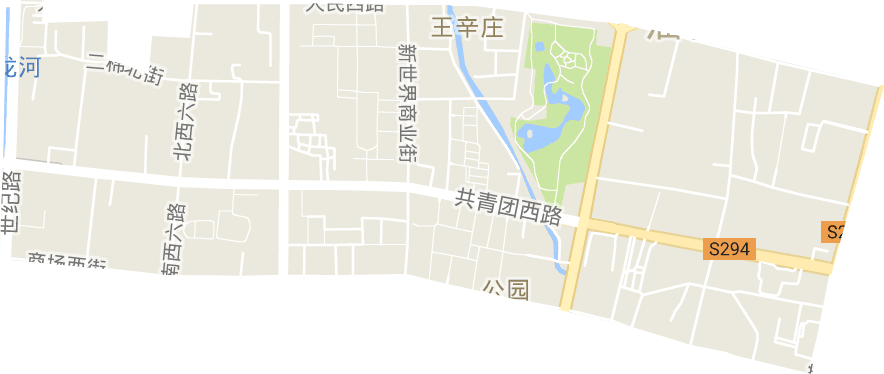 公园街道电子地图