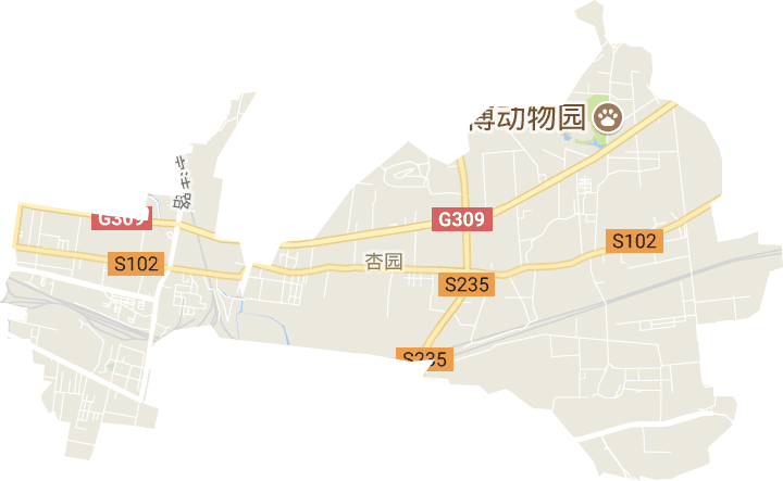 杏园街道电子地图