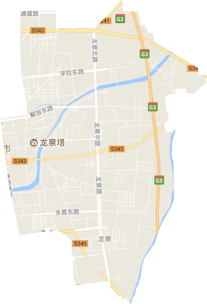 龙泉街道电子地图