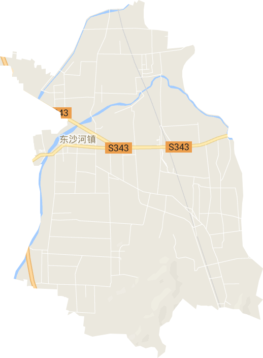 东沙河镇电子地图