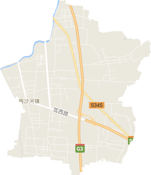 南沙河镇电子地图