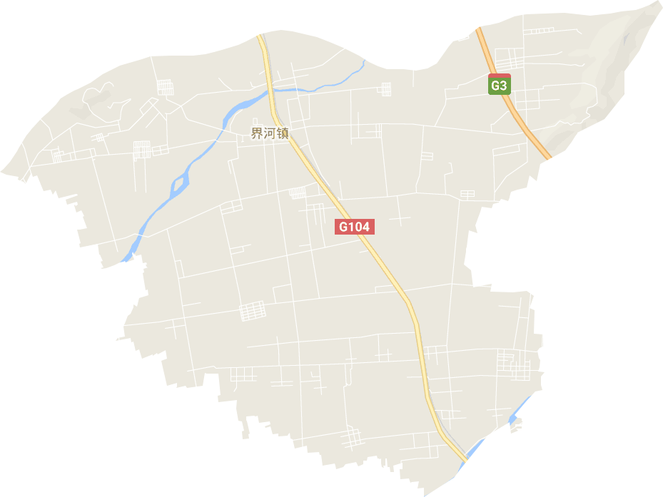界河镇电子地图