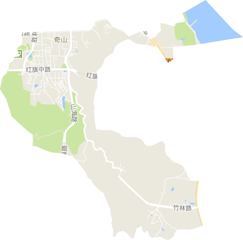 奇山街道电子地图