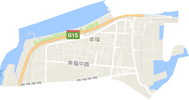 幸福街道电子地图