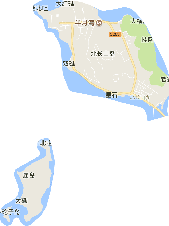 北长山乡电子地图