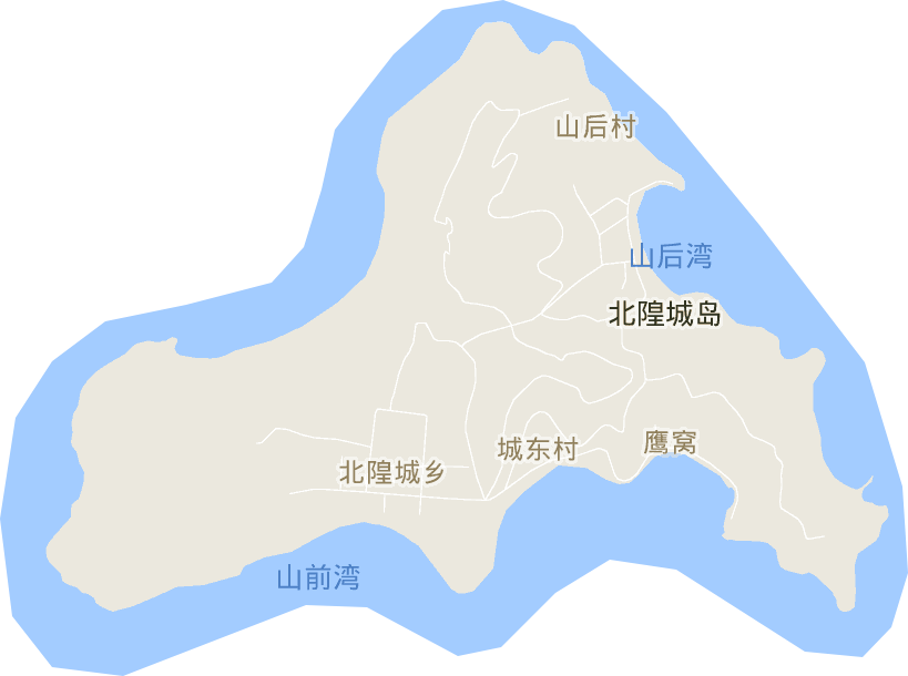 北隍城乡电子地图