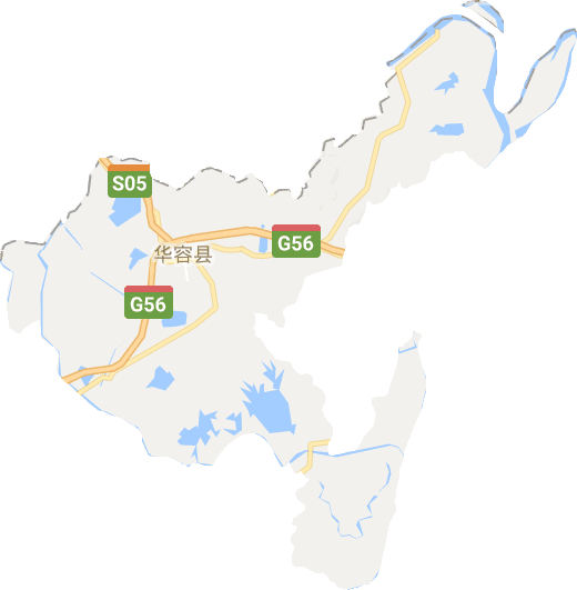 华容县电子地图