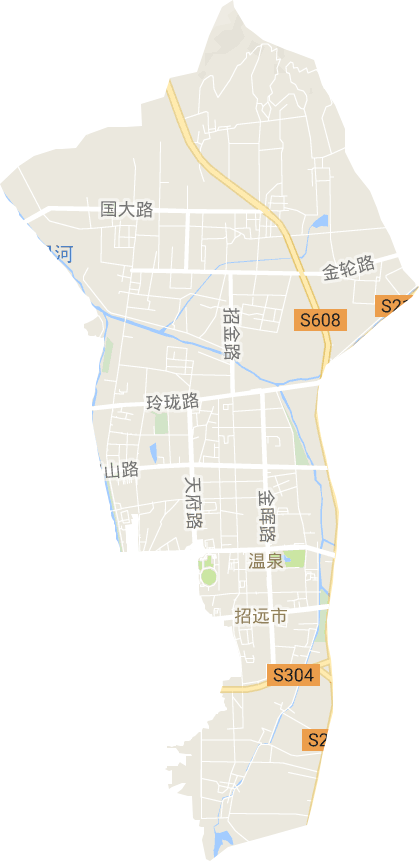 温泉街道电子地图