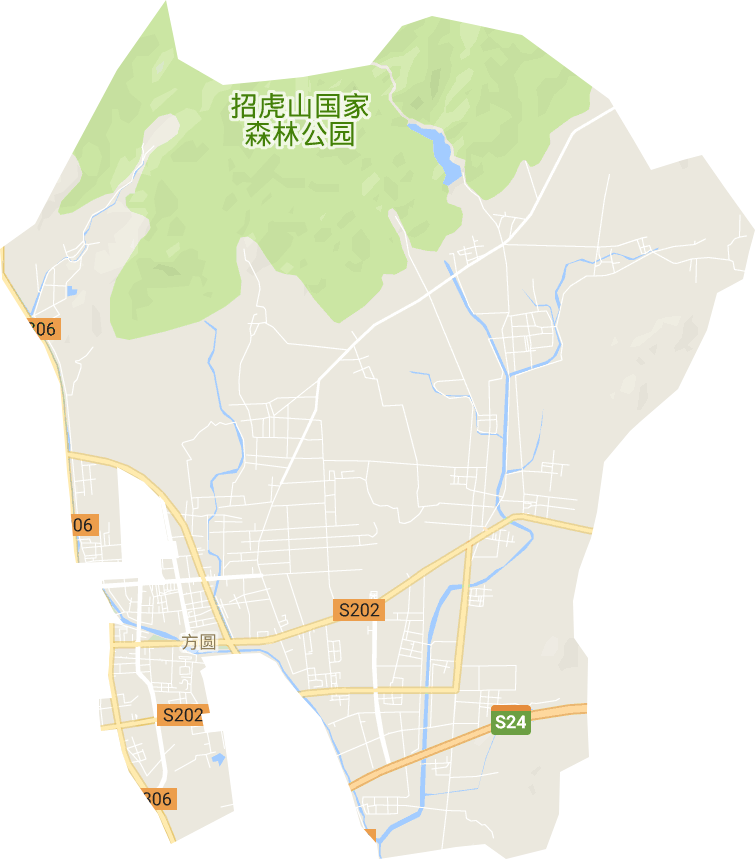 方圆街道电子地图