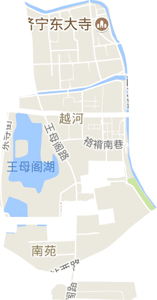 越河街道电子地图