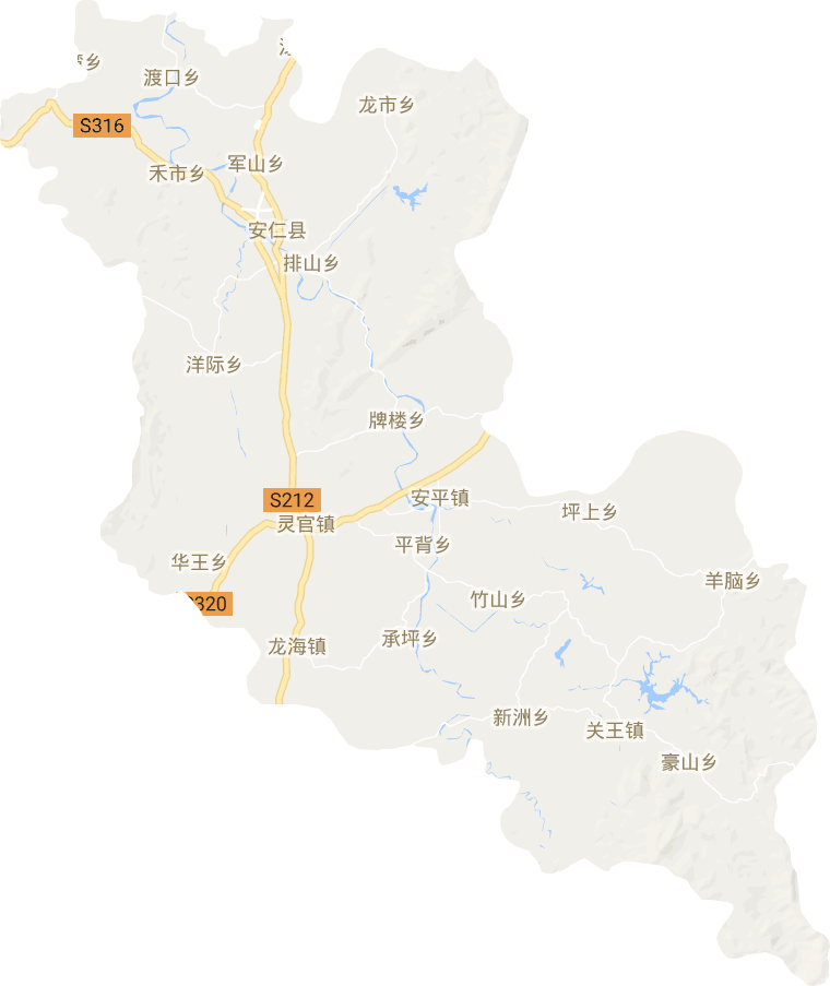 安仁县电子地图