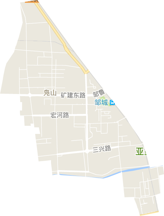 凫山街道电子地图