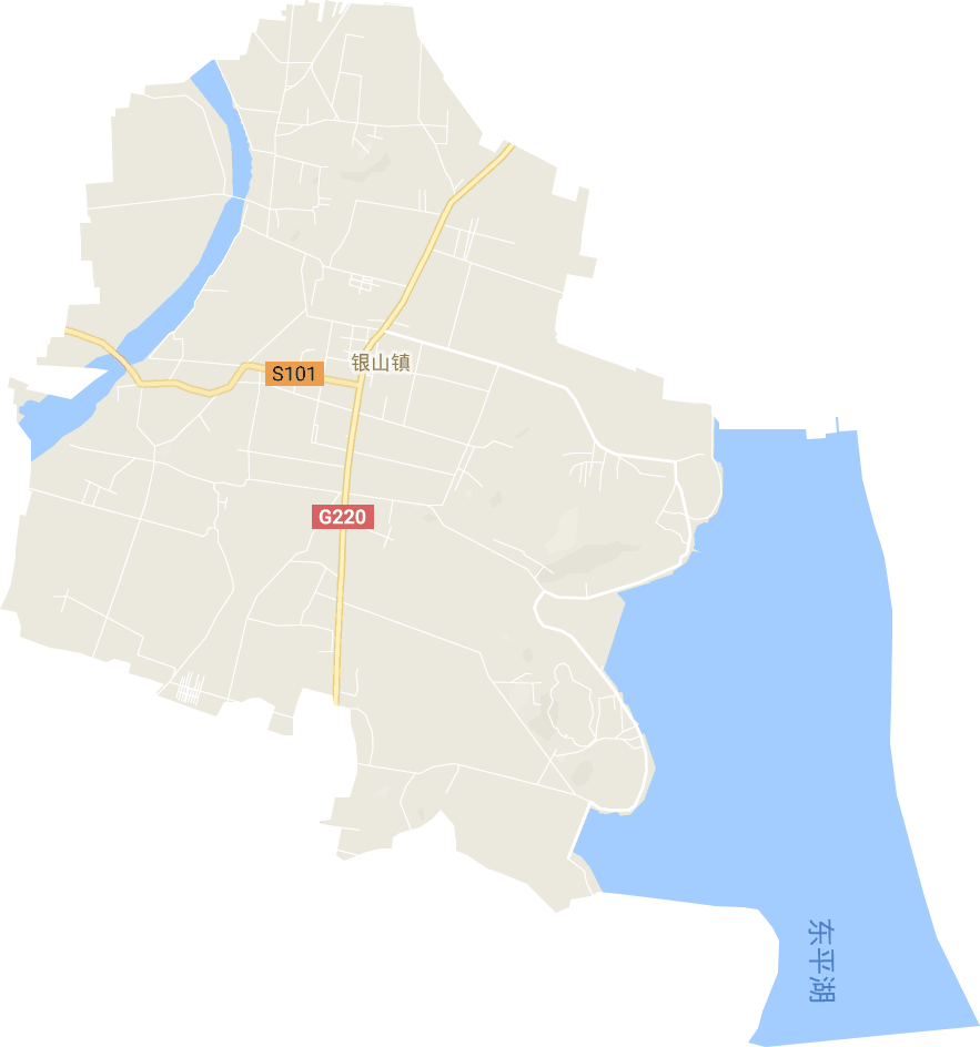 银山镇电子地图