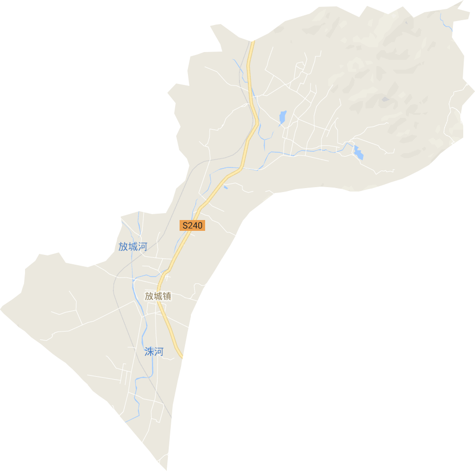 放城镇电子地图