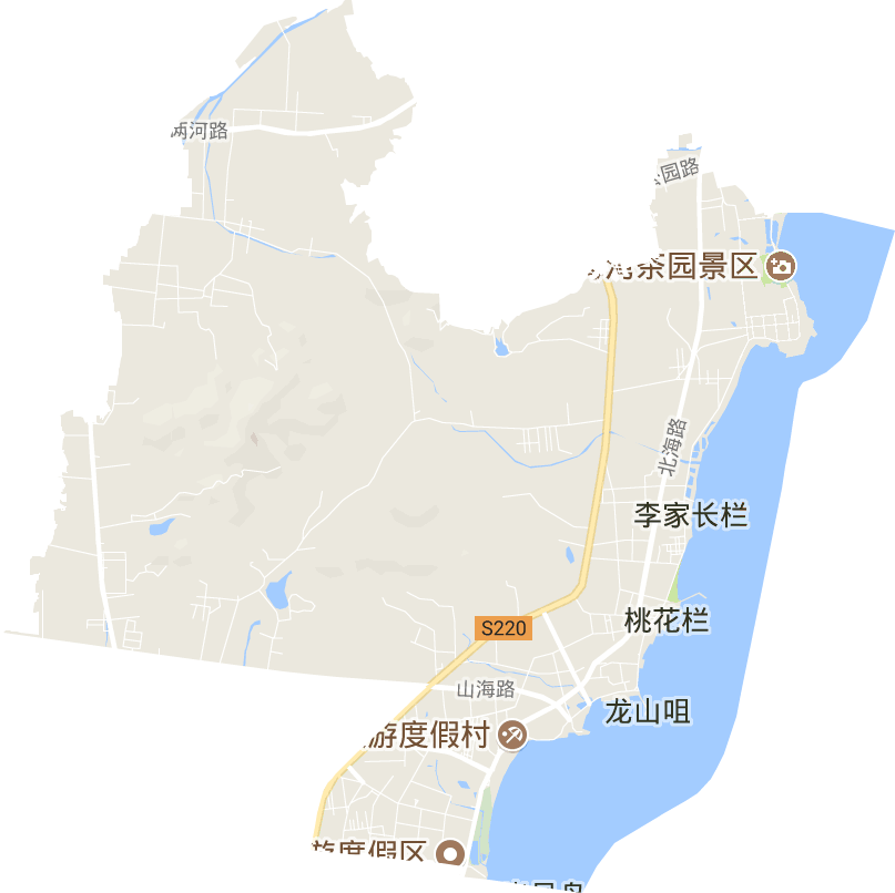 山海天旅游度假区临时工作委员会电子地图