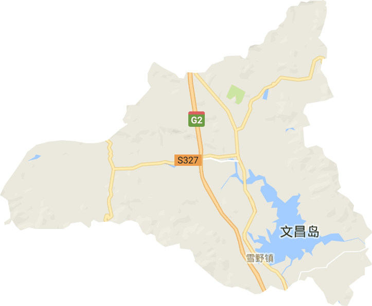 雪野镇电子地图