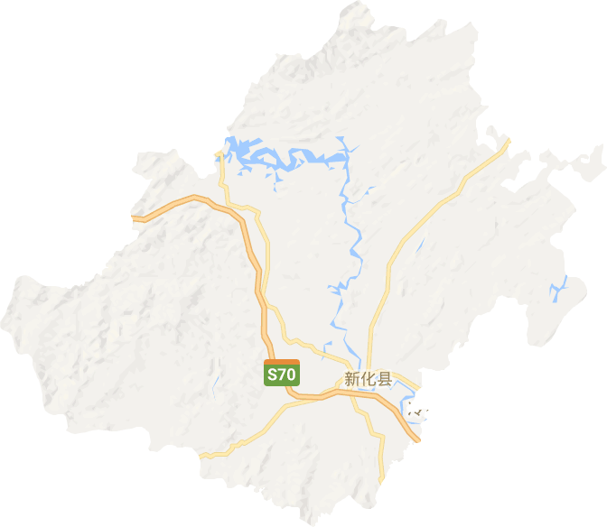 新化县电子地图