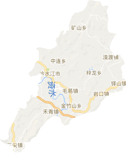 冷水江市电子地图