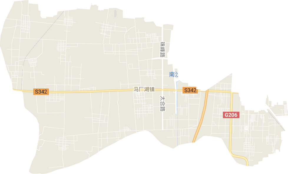 马厂湖镇电子地图