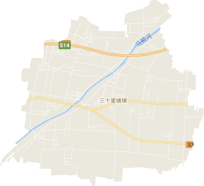 三十里铺镇电子地图