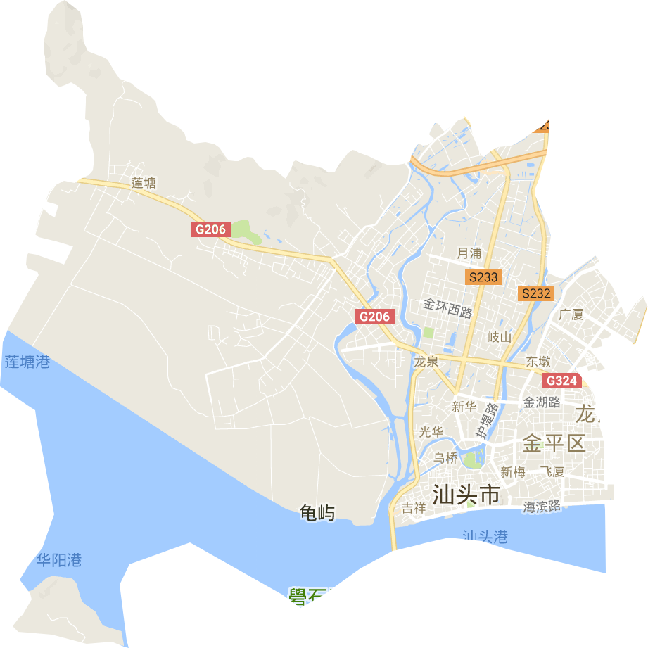 金平区电子地图