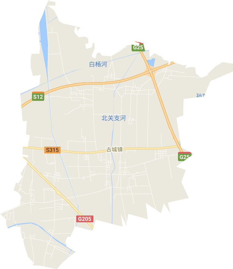 古城镇电子地图