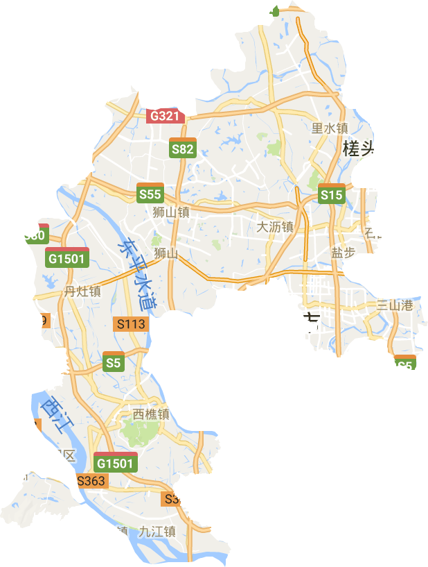 南海区电子地图