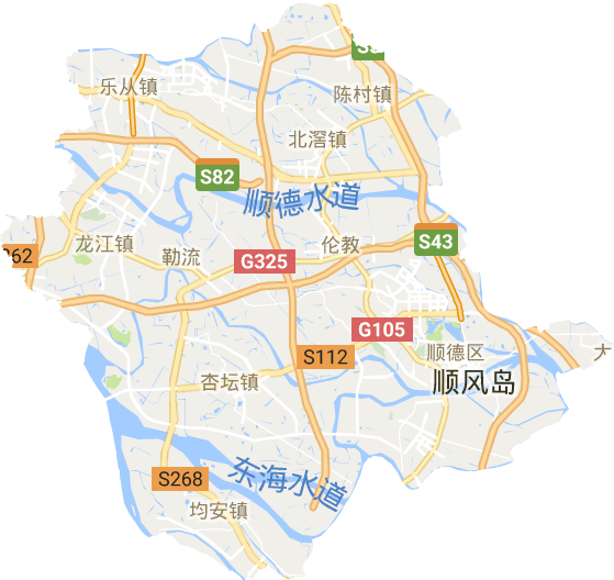 顺德区电子地图