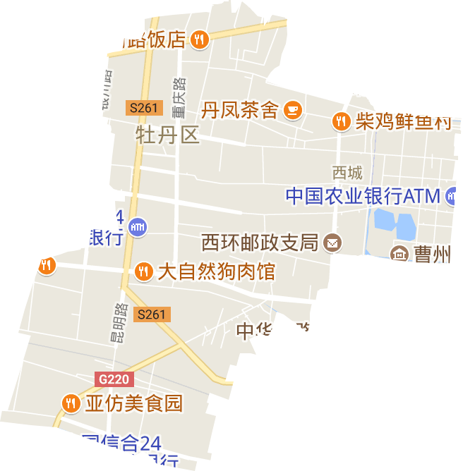 西城街道电子地图