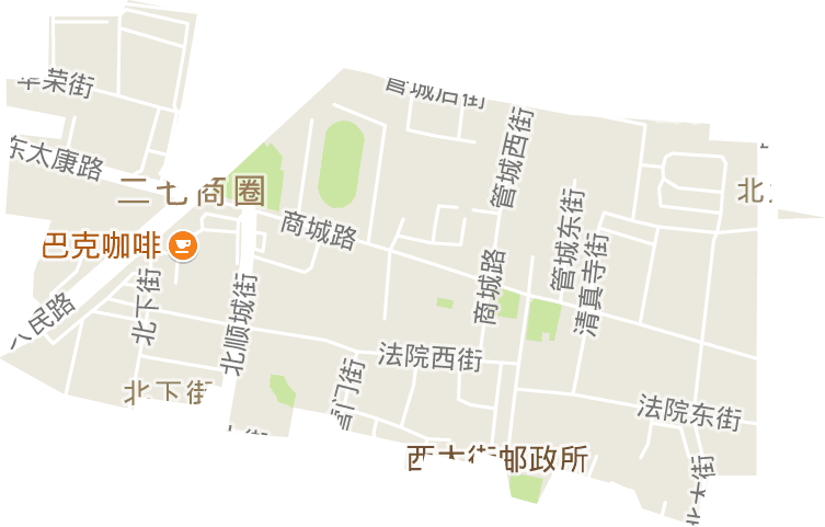 北下街街道电子地图