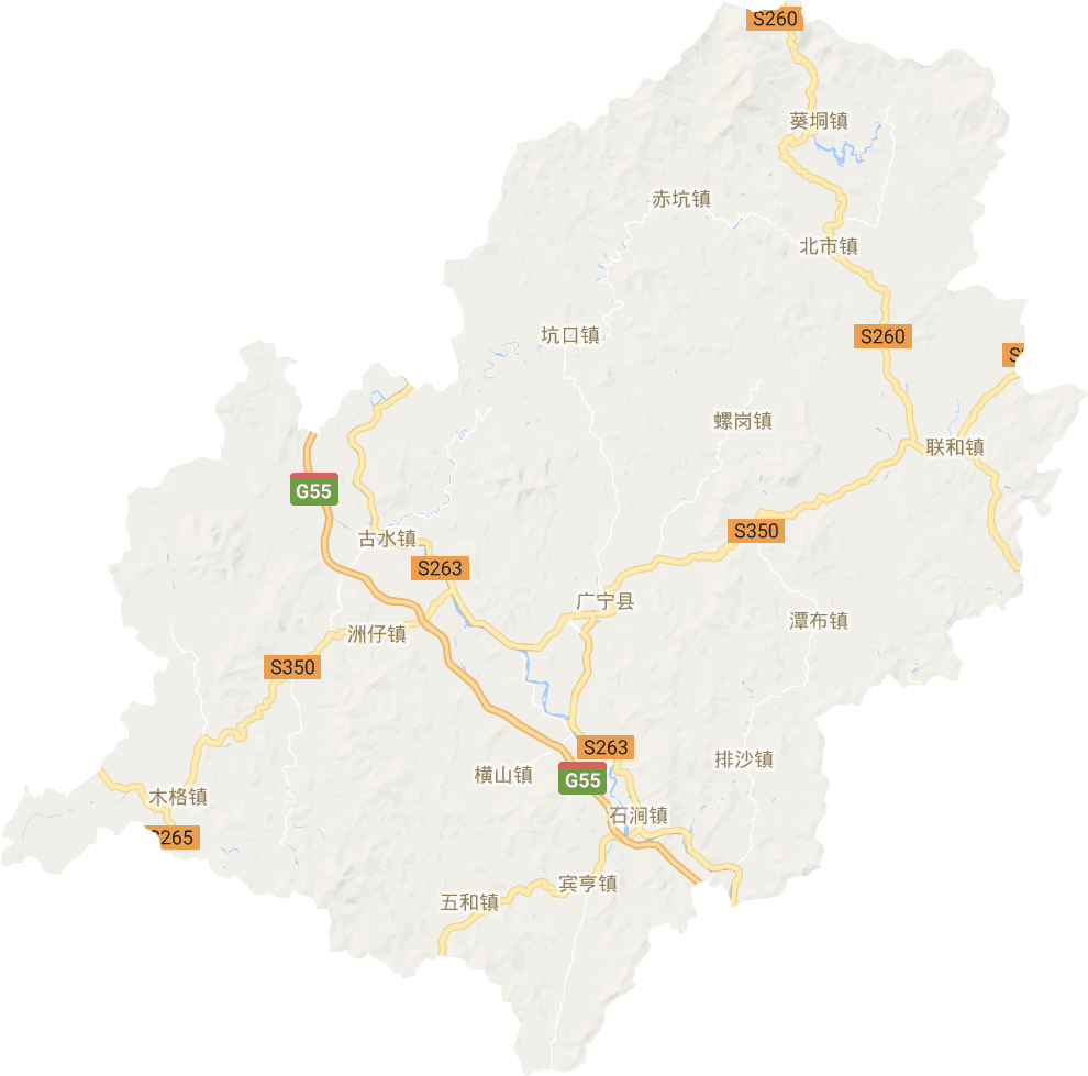 广宁县电子地图